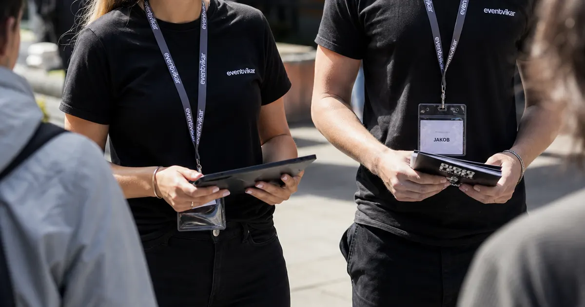 Illustrativ brand ambassador ved en corporate kampagneaktivitet