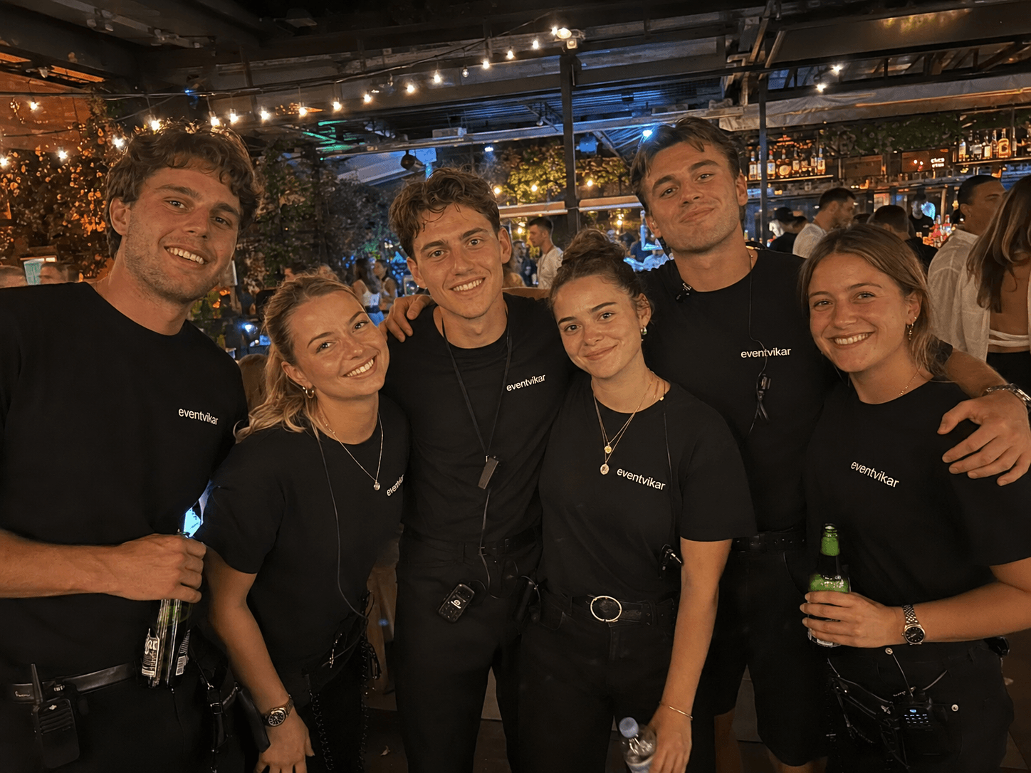 Eventvikar team samlet til event