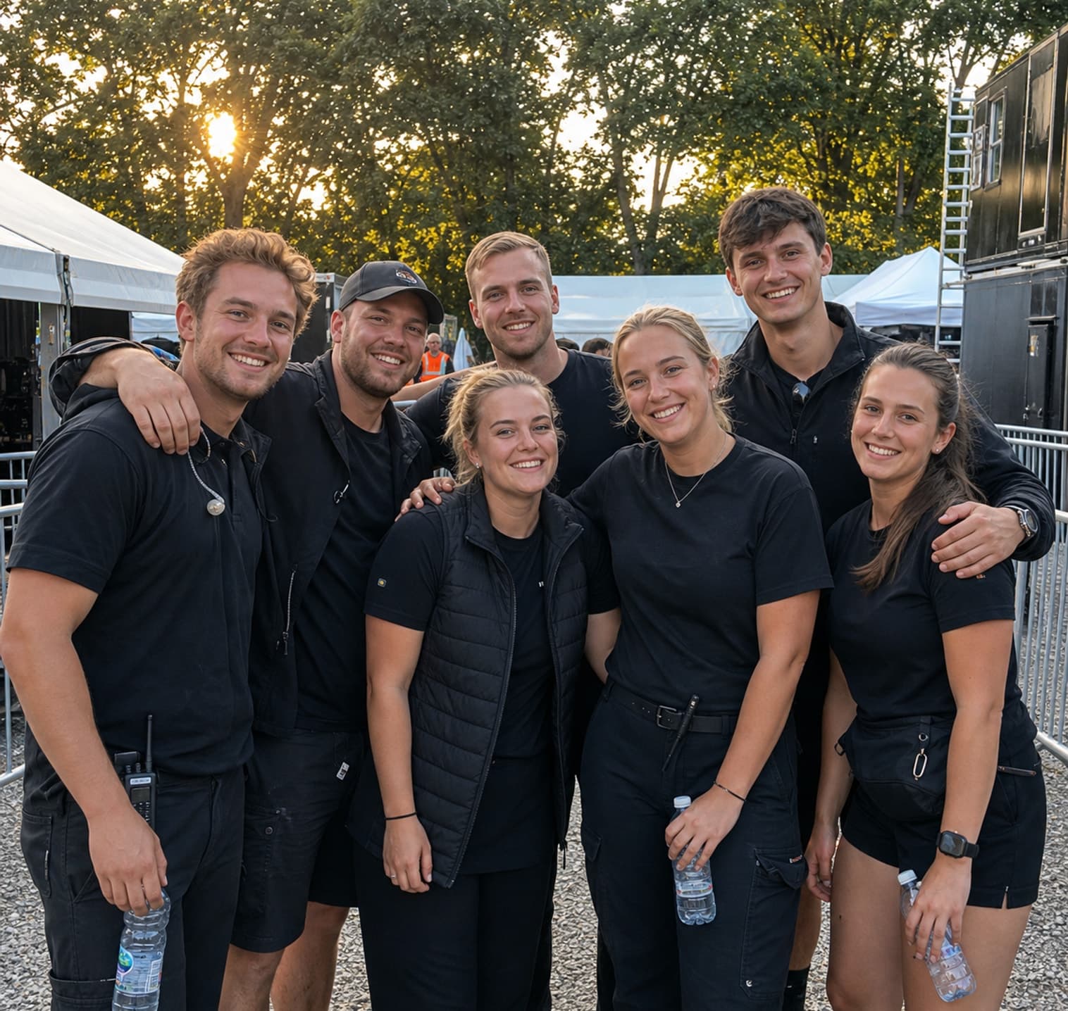 EventVikar holdet samlet ved et arrangement
